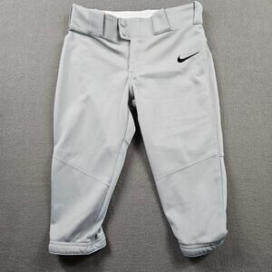 Nike Vapor Softball Pants Youth Small Gray